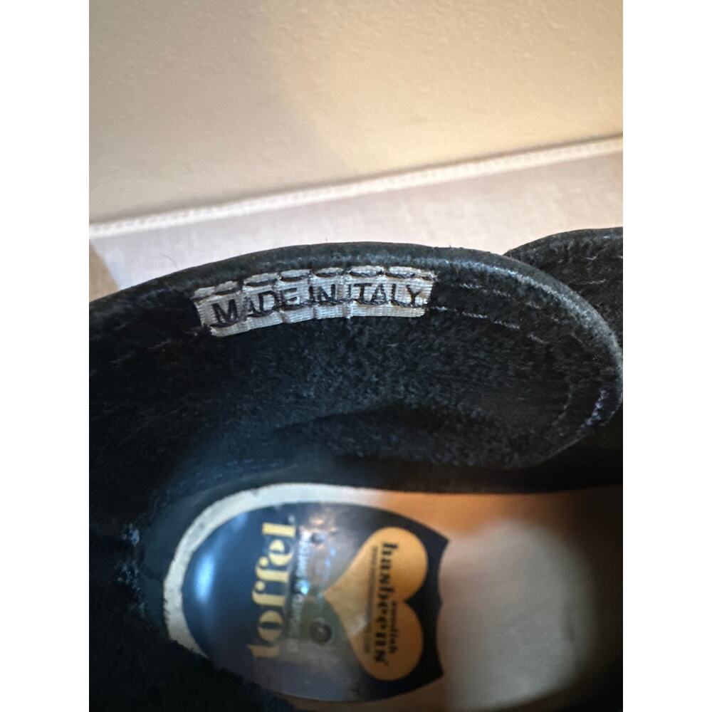 Swedish Hasbeens Mid-Heel Jodhpur in Black Leather & Lime Wood Size 39 - Picture 10 of 10